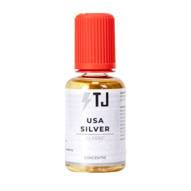 Concentré USA Silver 30ml - T-Juice | Classic blond & note poivrée
