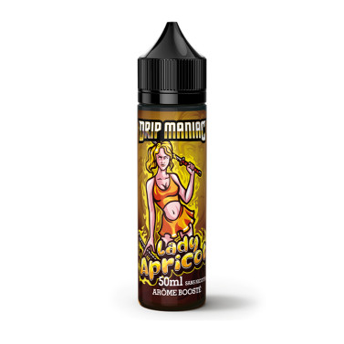 E-liquide Lady Apricot 50ml – Drip Maniac – Tarte abricot gourmande