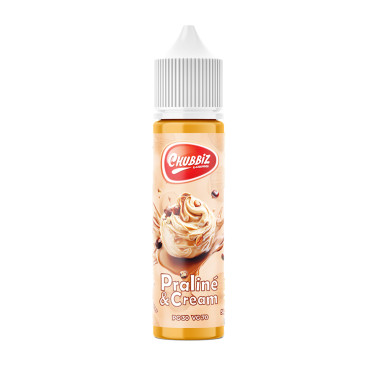 E-liquide Praliné & Cream 50ml – Chubbiz – Noisette, Amande & Crème