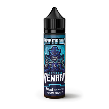 E-liquide Raspberry Reward 50ml – Drip Maniac – Bavarois framboise