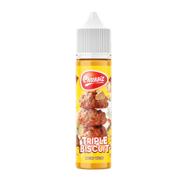 E-liquide Triple Biscuit 50ml – Chubbiz – Spéculoos, céréales, vanille