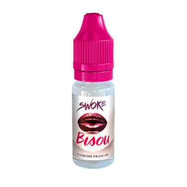 E-liquide Bisou 10ml – Swoke – Fruits rouges, menthe & bubble gum