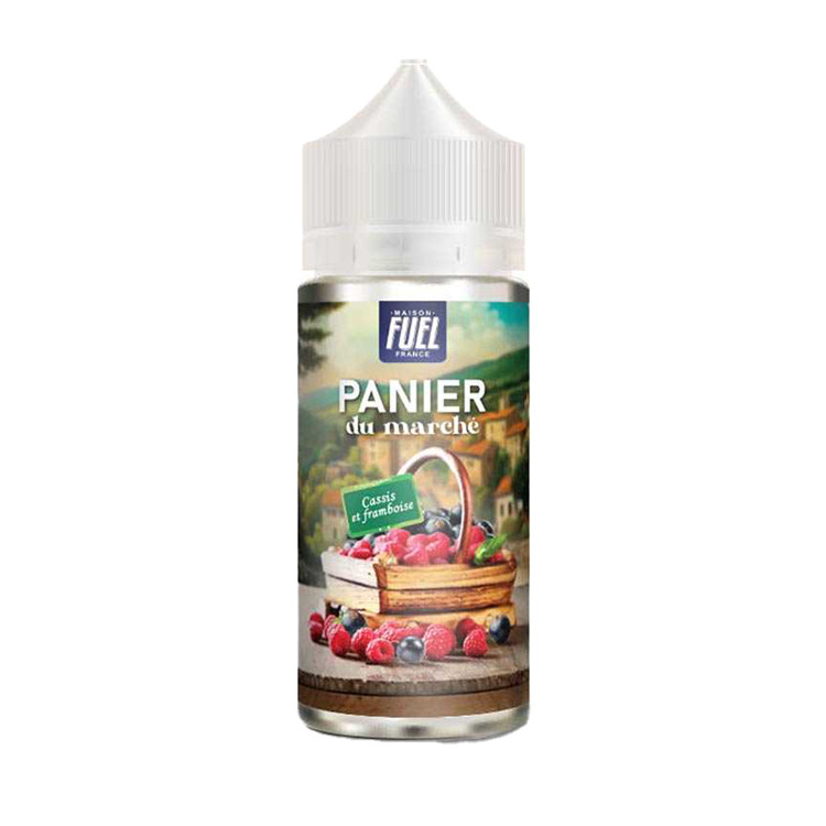 E-liquide Cassis Framboise 100ml – Panier du Marché – Fruité frais