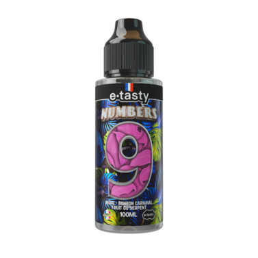 E-liquide Numbers 09 - 100ml – E-liquide France – Mûre, Bonbon & Fruit du serpent