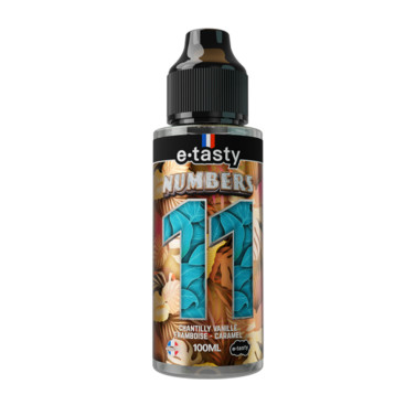 E-liquide Numbers 11 - 100ml – e.Tasty – Chantilly, Framboise & Caramel