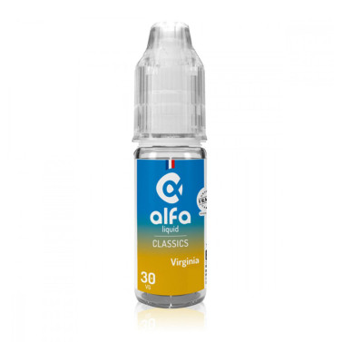 E-liquide Virginia 10ml – Alfaliquid – Classic Blond, Caramel & Noix