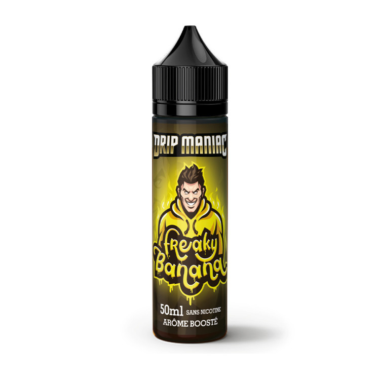 E-liquide Freaky Banana 50ml – Drip Maniac – Gâteau à la banane