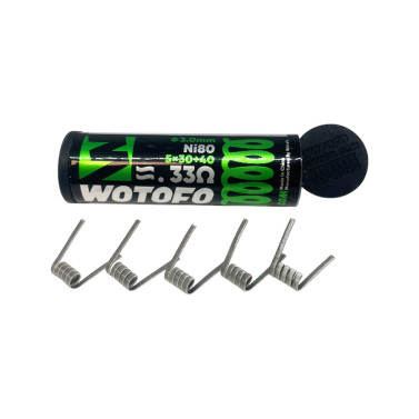 5 Core Fused Clapton  (x5) | Fils résistifs Wotofo