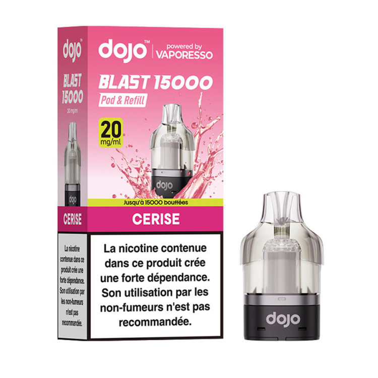 Cartouche Dojo Blast 15K Mr Blue – 15 000 bouffées, 20 mg
