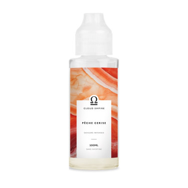 E-liquide Pêche Cerise - 100/120ml - Cloud Empire | Fuu