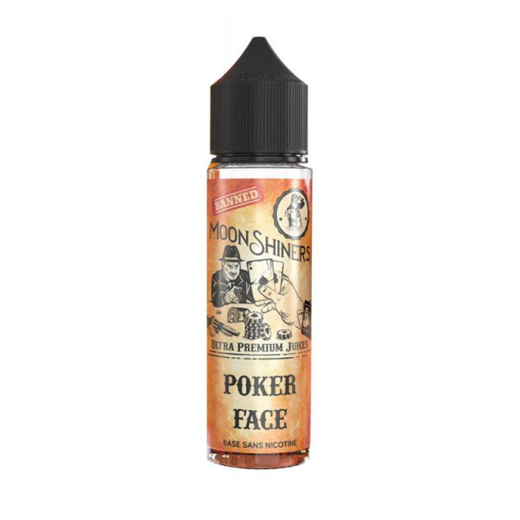 E-liquide Easy2Shake Poker Face - 60ml - Moon Shiners-Le French liquide-saveurs noix de coco, vanille, amandes grillées et sucre