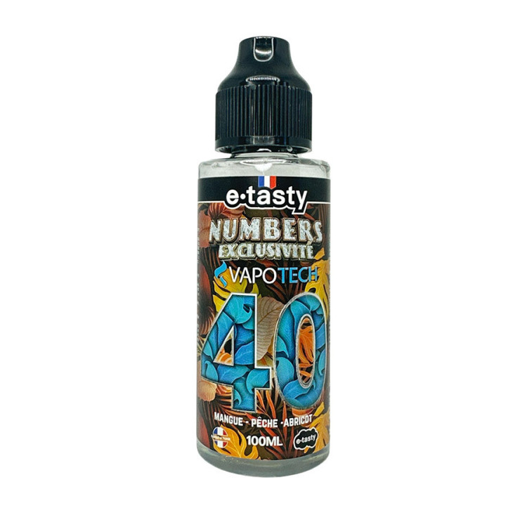 E-liquide Numbers 40 - 100/120ml - Numbers - Exclusivité Vapotech