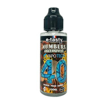 E-liquide Numbers 40 - 100/120ml - Numbers - Exclusivité Vapotech