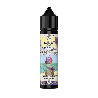 E-liquide Purple Bay - 50/70ml - L'Ile au Trésor