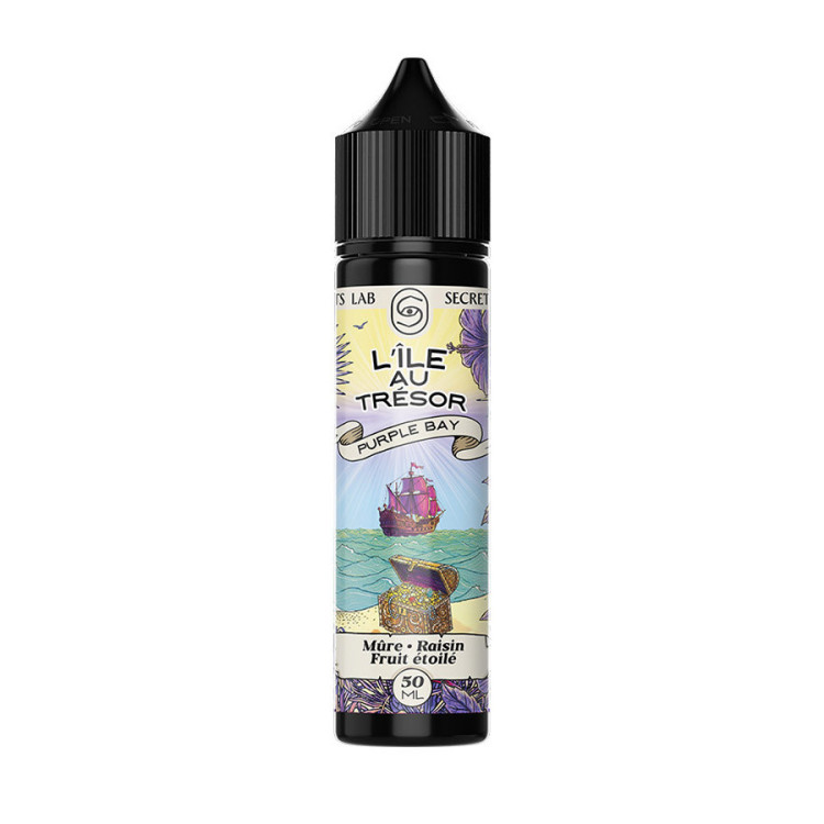 E-liquide Purple Bay - 50/70ml - L'Ile au Trésor