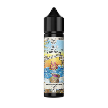 E-liquide Tropical Breeze - 50/70ml - L'Ile au Trésor