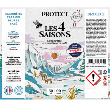 Cacahuètes Caramel Beurre Salé - 50/75ml - Les 4 Saisons Hiver