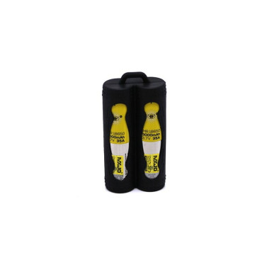 Etui en silicone pour 2 accus 18650