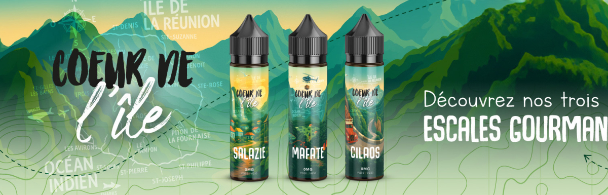 Cœur de l’île : la nouvelle gamme gourmande Vapotech inspirée de La Réunion