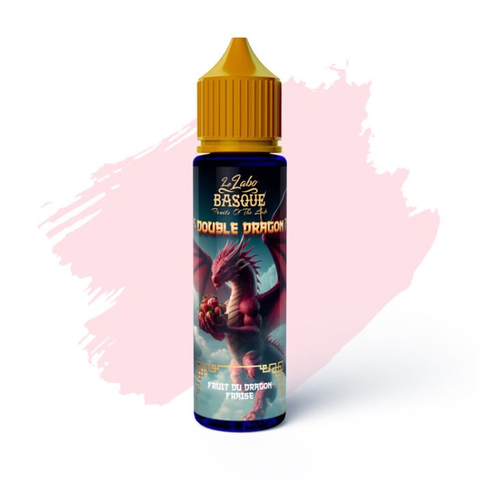 Fruit du dragon Fraise 50/70ml – Double Dragon – Labo Basque Eliquide