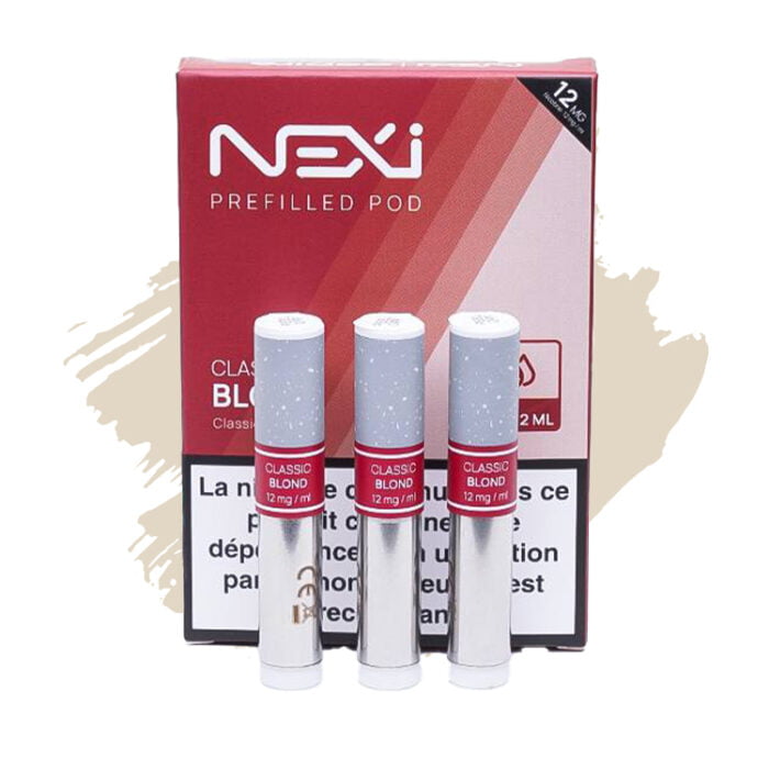 Cartouches pour Nexi One par 3 – 20mg – Aspire – Saveur : Classic Blond Cartouche